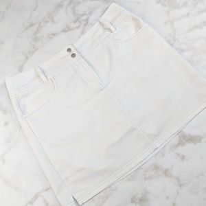 Adidas White Cumacool Golf Skort